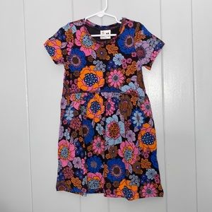 Cotton On Kids Girl’s Short Sleeve Floral Dress Size 4